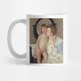 Mother and Child (The Oval Mirror) by Mary Cassatt Mug